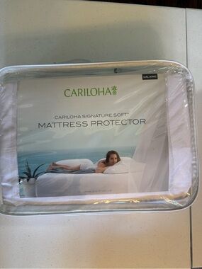 Cariloha Signature Soft Mattress Protector - White (Cal King)